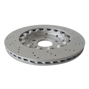 Nouvelle paire de disques de frein perforés avant gauche et droit pour AUDI RS4 B7 8E0615601AB 8E0615602D - Product Image 5