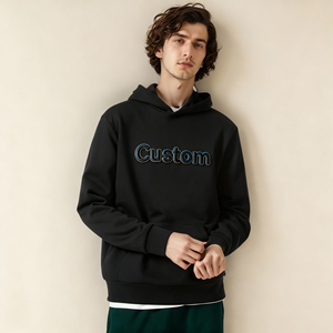 Sweat-shirts à capuche surdimensionnés pour hommes, sweat-shirt à capuche personnalisé, de haute qualité, décontracté, à capuche, sweat-shirt uni, logo personnalisé, imperméable - Product Image 1
