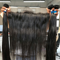 13x4 13x6HD Closure frontale en dentelle transparente, Cheveux vierges brésiliens de qualité supérieure, 100% Cheveux humains, Ligne de cheveux naturelle, Produit de toupet