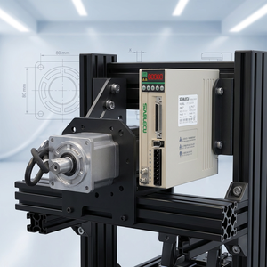 Controlador de <span class=keywords><strong>servomotor</strong></span> de CA con brida de 90*90mm, <span class=keywords><strong>Mini</strong></span> Control Techniques, <span class=keywords><strong>Servomotor</strong></span> de 142mm para todas las máquinas de moldeo por inyección eléctrica - Product Image 4