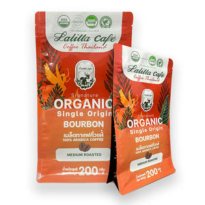 Impreso personalizado 12Oz 500G 1Kgs grano <span class=keywords><strong>de</strong></span> café <span class=keywords><strong>bolsa</strong></span> <span class=keywords><strong>de</strong></span> fondo plano con valor 8 lados <span class=keywords><strong>bolsa</strong></span> <span class=keywords><strong>de</strong></span> sello - Product Image 5