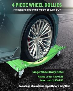 Juego de 4 Patines Hidráulicos de Acero para Ruedas de Coche, Resistentes, para Mover Coches, Camiones, Remolques, Motocicletas y Barcos - Product Image 3