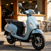 Moto électrique populaire CKD SKD 12 pouces à 2 roues, cyclomoteur 1100/1300W, vitesse 60 km/h, cyclomoteur électrique à 2 places