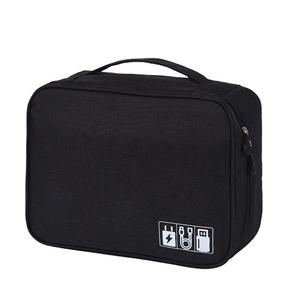 Sac organisateur électronique Sac d'accessoires Sac de voyage Organisateur de câble pour disques durs Mini <span class=keywords><strong>Kindle</strong></span> Câbles Chargeur Power Bank - Product Image 5