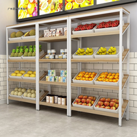 Étagère étagère de rangement vitrine diagonale affichage gâteau fruits centre commercial cadeau magasin de chaussures supermarché snack rack armoire à jouets