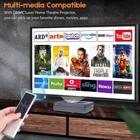 Changhong D7U OMMC UHD Laser TV Home cinéma 2500 Lumens ANSI avec Android MEMC 3D projecteur Laser 4k à courte portée