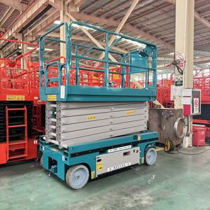 Altura de elevación 8 m 10 m 12 m 14 m 16 m 18m Plataforma de trabajo con ruedas autopropulsadas Elevador de tijera móvil con batería de plomo ácido - Product Image 5