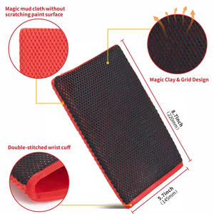 Gant de lavage professionnel en microfibre pour le detailing automobile, idéal pour éliminer les contaminants de surface - Product Image 4