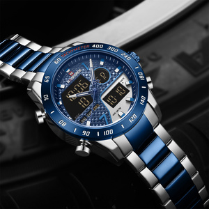 Orologio Digitale NAVIFORCE 9171 di Alta Qualità, Orologio da Polso al Quarzo in Acciaio Inossidabile per Uomo, Cronografo di Lusso - Product Image 1