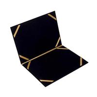 Porte-certificat en cuir velours sur mesure pour le titulaire du diplôme de fichier de remise des diplômes porte-certificat en cuir PU noir