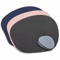 Sets de table ovales en similicuir PU imperméables et antidérapants multicolores, écologiques et personnalisables pour la salle à manger