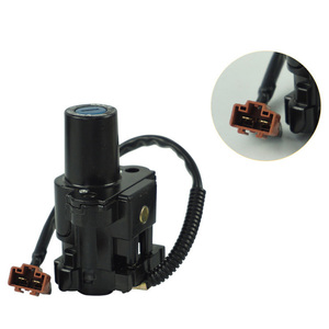 ชุดล็อคสวิตช์จุดระเบิดของรถจักรยานยนต์1ชุดถังน้ำมันเชื้อเพลิงก๊าซล็อครวมถึงกุญแจสำหรับ <span class=keywords><strong>CBR600</strong></span> CBR 600 RR CBR600RR F5 <span class=keywords><strong>2005</strong></span> - Product Image 4