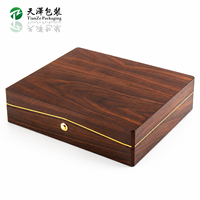 Boîte de rangement à bijoux en bois multicouche personnalisée avec serrure dorée, double porte, organisateur de bijoux, étui avec doublure colorée artisanale