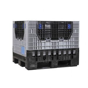 Flc975-820L 1200*1000*975 Large Bulk Parts Bins Storage Eu Hdpe Collapsible Pallet Box