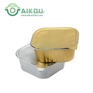 300ml <strong>Small</strong> Aluminium <strong>Pan</strong> for Bakery Use Square Mousse Shape Muffin Cake Mold Baking Dishes <strong>Pans</strong> Box Packing Dessert - Product Image 2
