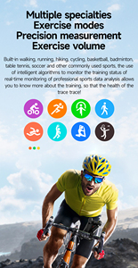 New Launched Functional Sport Health Monitor Smart Watch Healthy Tracking <b>Heart</b> Rate Blood Oxygen Blood Smartwatch <b>Heart</b> Rate Mo - Product Image 5