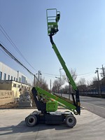 Nacelle élévatrice articulée électrique autopropulsée, plateforme de travail aérien pour l'entretien des chantiers de construction
