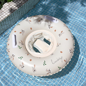TANYOZHE Bouée de natation pour bébé avec motif d'ours, siège épaissi pour enfants de 1 à 5 ans, utilisation en piscine - Product Image 2