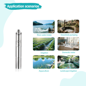 <span class=keywords><strong>Pompe</strong></span> à <span class=keywords><strong>eau</strong></span> submersible à vis sans balais alimentée par énergie solaire 60V 3 pouces 120M pour puits forés, <span class=keywords><strong>pompe</strong></span> solaire pour puits profonds en acier inoxydable pour usage domestique - Product Image 5