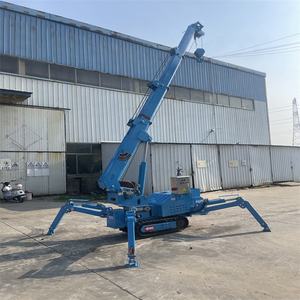 Прямые продажи от производителя: мини-кран-паук CE, полностью гидравлический, с бензиновым/электрическим двигателем, высота подъема 7 м, двигатель Honda - Product Image 5