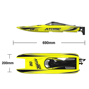 Thuyền điều khiển từ xa mô hình <span class=keywords><strong>mini</strong></span> điện tốc độ cao, cạnh tranh, cỡ lớn, kiểu tàu cao tốc, thuyền chèo, sản xuất tại nhà máy - Product Image 3