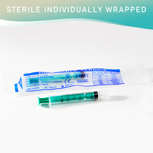 Thú y dùng một lần insulin ống tiêm với kim khác nhau đồng hồ đo và kích cỡ Latex miễn phí 3ml Liều cho thú y - Product Image 6