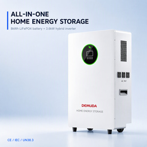Inversor Híbrido de 3.6kW con Batería LiFePO4 de 8kWh, Sistema de Almacenamiento de Energía Solar Todo en Uno para Respaldo de Energía en el Hogar - Product Image 1