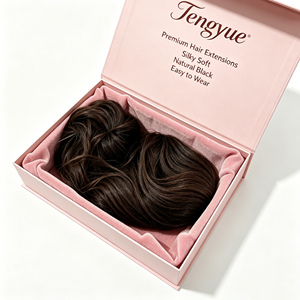 Caja de Empaque de Lujo para Extensiones de Cabello con Logotipo Personalizado — Paquete de Regalo Premium para Productos Capilares - Product Image 3