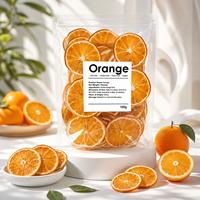 HBEUNDAS Groothandel FD Bulk Gedroogde Sinaasappelschijfjes 500g voor Cocktails & Fruitthee Zonder Toegevoegde Suiker |   Ideaal voor OEM & groothandel