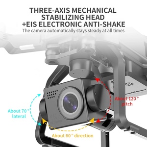 Drone RC SJRC F7 4K PRO avec caméra HD GPS pliable, nacelle 3 axes, Wi-Fi 5G, moteur brushless, 25 min d'autonomie de vol et flux optique - Product Image 4