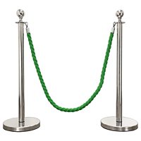 Traditionelle Event Party Auszeichnungen 6 Stück Set schwarz grün rot Teppich Samt hängen Geländer Barriere Post Seil Stütze
