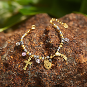 E395-B260-0427G Fashion <b>Beaded</b> <b>Bracelet</b> - Product Image 3