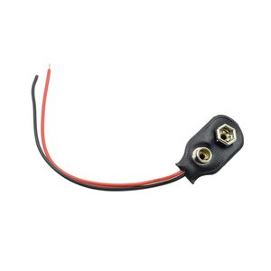 Connettori batteria <span class=keywords><strong>9v</strong></span> 2 Pin I-Type fibbia a scatto in pelle su cavo cavo batteria 15cm(I-Type) - Product Image 1