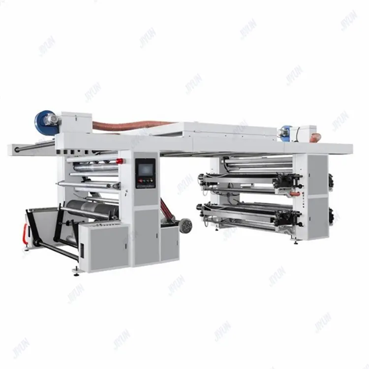 Small 2 Color Laminated Flexographic Letterpress Printing Machine, Automatic Plastic Film Flexible Press Printing Machine