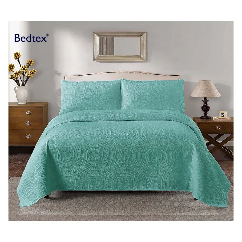 Solid Color Bed Covers Queen Size Popular Quilt Cover Bedding Set Bedspread Quilt