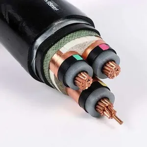 Kabel daya lapis baja tembaga xlpe tegangan tinggi 25mm-150mm 4 core 33kv-500kv