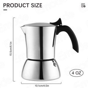 Machine à espresso et à <span class=keywords><strong>café</strong></span> Emode Classic Stovetop, cafetière Moka pour <span class=keywords><strong>café</strong></span> italien et cubain, cafetière Greca, cafeteras - Product Image 2
