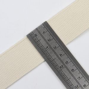 Factory Recycled 38mm Cotton <b>Webbing</b> Strong Bag Straps 1.5 Inch Wide Cotton 5cm <b>Webbing</b> Strap for Garment Clothes - Product Image 6