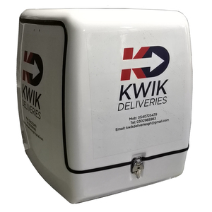 Big FRP GRP fiberglass food delivery boxes motorcycle