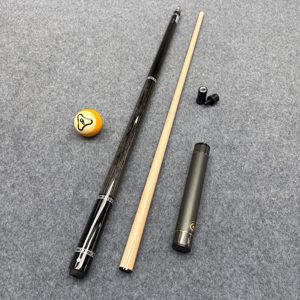 Ensemble de queues de billard BLUE CARDAMOM Premium 58 pouces, fût en érable renforcé de carbone EP, finition <span class=keywords><strong>piano</strong></span> en bois fantôme, incrustation d'ormeau, pointe de 12,5 mm - Product Image 1