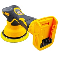 Polisseuse orbitale aléatoire sans fil 21V avec écran numérique 125mm, polisseuse de voiture compatible avec batterie DeWalt 20V pour auto et bricolage