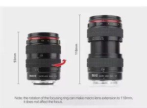 Objectif macro Meike 85 mm F2.8 - Objectif téléobjectif moyen à mise au point manuelle compatible avec <span class=keywords><strong>Fuji</strong></span>, M43, APS-C et plein format - Product Image 6