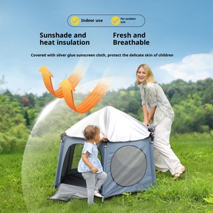 <span class=keywords><strong>Tenda</strong></span> estiva per bambini con una camera da letto portatile pieghevole in tessuto Oxford impermeabile per interni e esterni per campeggio <span class=keywords><strong>tenda</strong></span> da gioco - Product Image 2