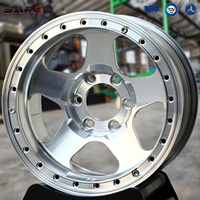 Jantes Beadlock forgées tout-terrain 4x4 de 17 et 18 pouces, 5 branches, face usinée, 5x127 6x139.7, compatibles Ford F150 Bronco Ranger Nissan Patrol