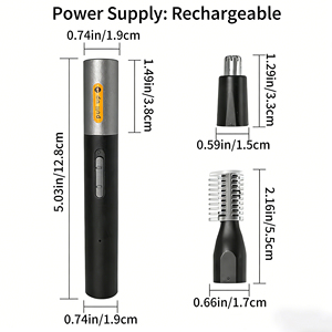 Épilateur électrique multifonctionnel en plastique pour femmes, technologie à disque rotatif pour l'épilation, la taille des sourcils et <span class=keywords><strong>du</strong></span> <span class=keywords><strong>nez</strong></span> - Usage domestique - Product Image 2