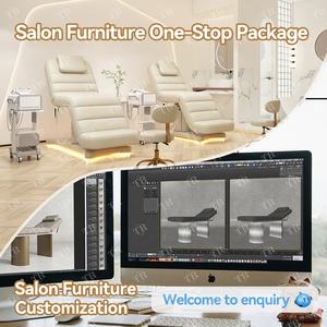 Turri Komple Güzellik Mobilyaları Yüz Bakımı İçin Estetik Kozmetik Yataklı Şezlong ve Klinik Kozmetik Koltuğu - Product Image 6