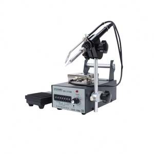 Station de soudage industrielle semi-automatique portative à température constante avec affichage numérique et nouveau pédale de commande pour alimentation en fil - Product Image 2