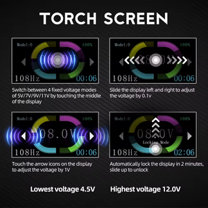 Cartouches de tatouage écran couleur double batterie sans fil Machine à tatouer artistes art corporel tatouage <span class=keywords><strong>stylo</strong></span> Machine - Product Image 4