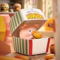 Vente en gros de figurines articulées authentiques TOYZEROPLUS en boîte surprise, série Canned Pig Lulu Pig Hamburger Express, objet décoratif et cadeau