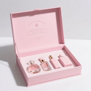 Boîte en carton mat imprimée de luxe personnalisée, forme pliable avec couvercle en feuille d'aluminium, boîte d'emballage pour parfum/soins de la peau - Product Image 2